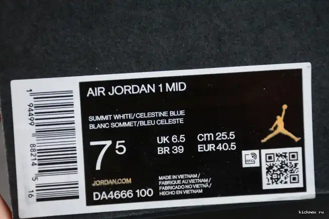 Cheap Textures Mixed Jordan Blue DA4666-100 Air Mid 1 0505